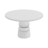 Container Round Table: Large + New Antiques + Traffic White + White