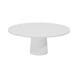 Container Round Table: XXL + Cable Feed + Traffic White + White