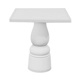 Container Square Table: Small + New Antiques + Traffic White + White