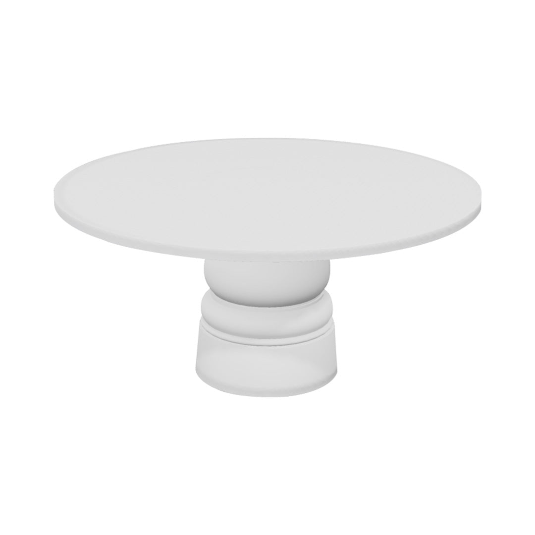 Container Round Table: XXL + New Antiques + Traffic White + White