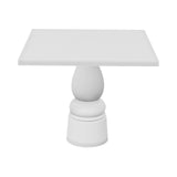 Container Square Table: Large + New Antiques + Traffic White + White
