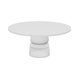 Container Round Table: Extra Large + New Antiques + Traffic White + White