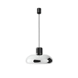 Trepiu Pendant: Black + Polished Chrome