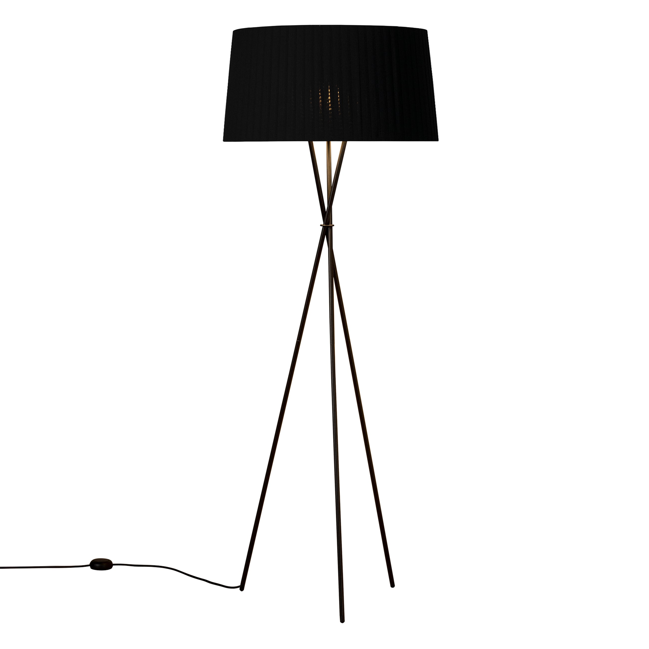 Trípode G5 Floor Lamp: Black