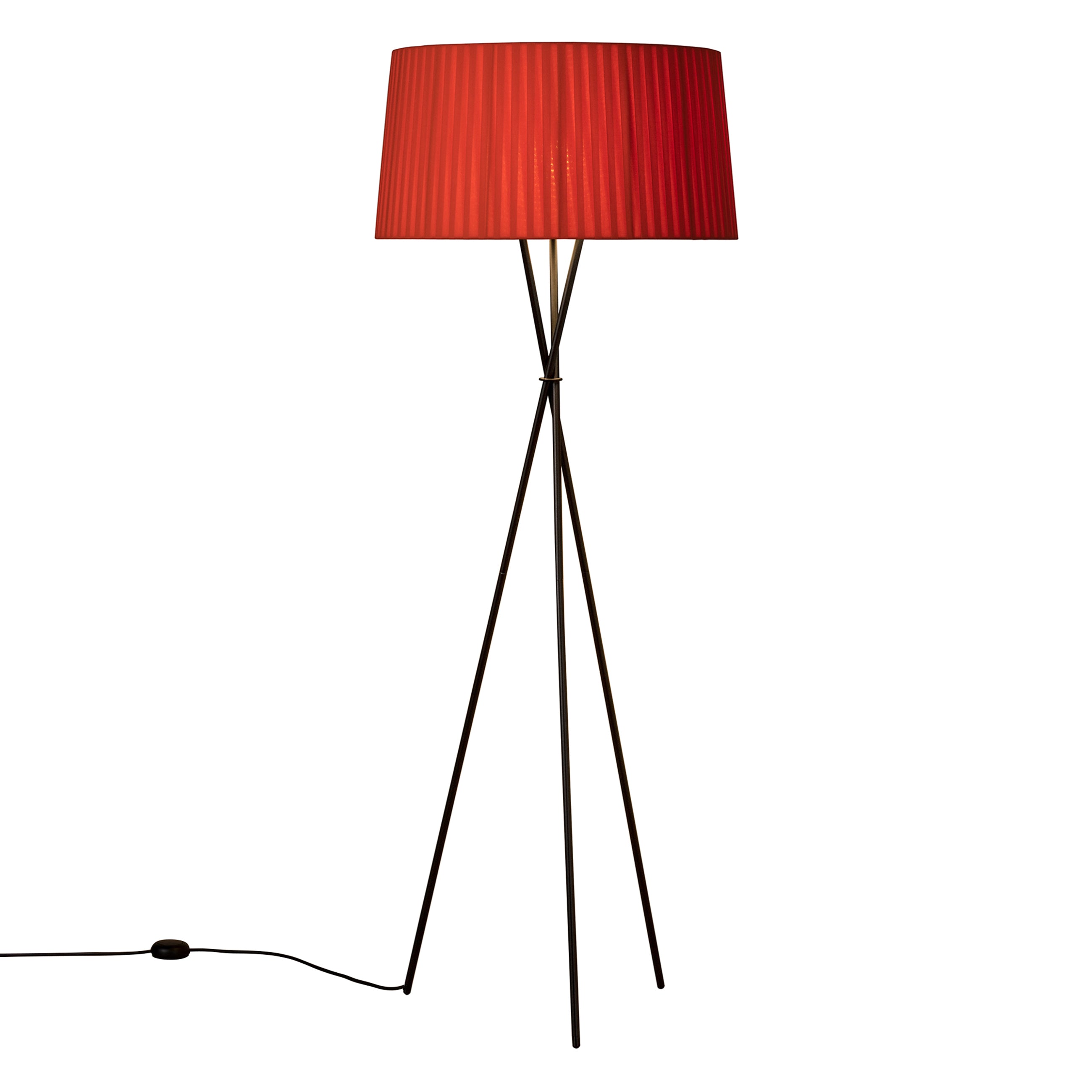 Trípode G5 Floor Lamp: Red-Amber