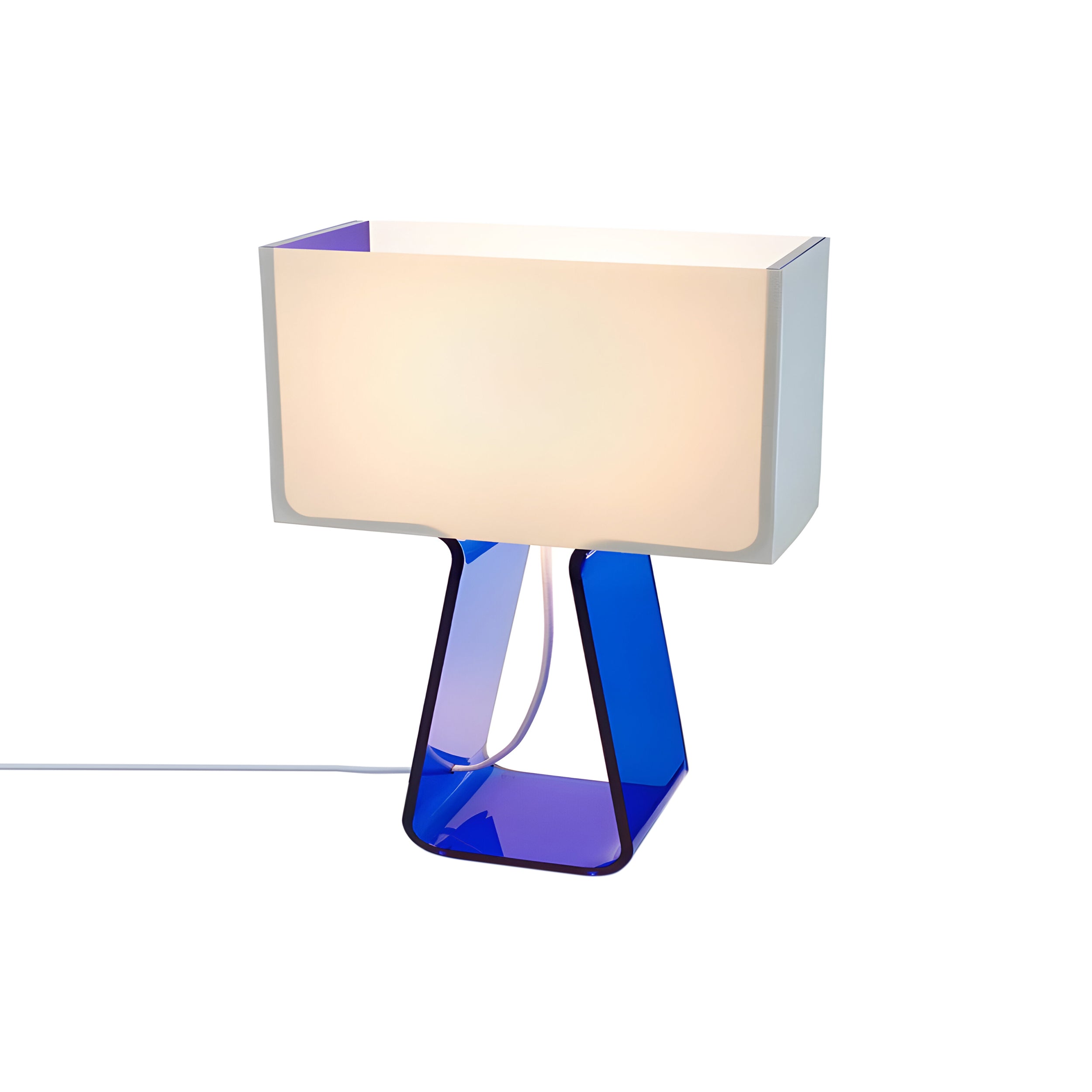 Tube Top Table Lamp: Array of Colors + White + Cobalt Blue