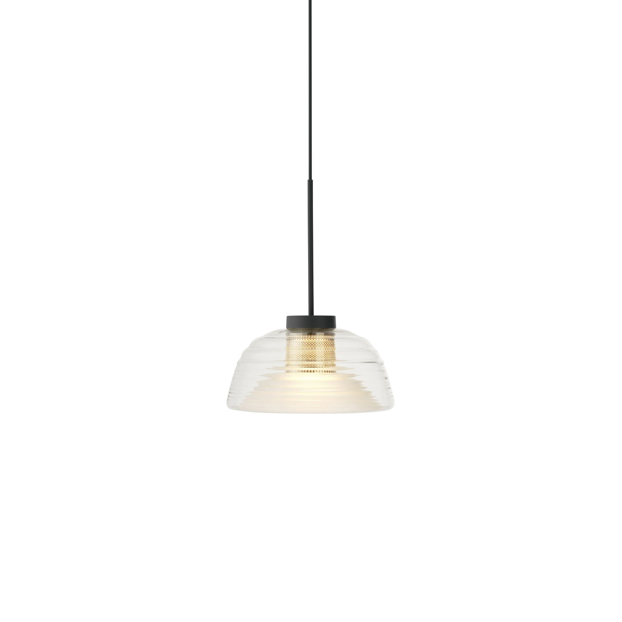 Two-Layer Pendant Lamp: Black