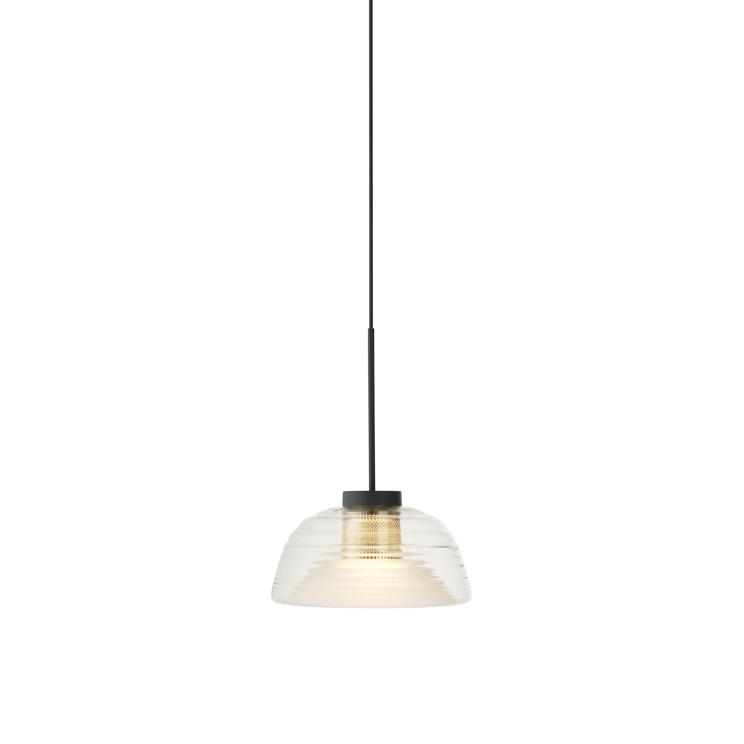Two-Layer Pendant Lamp - Quick Ship + Black