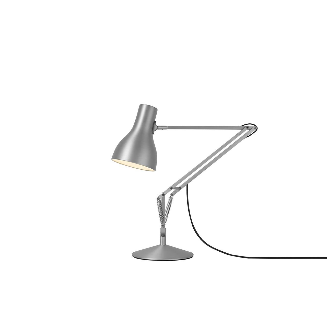 Type 75 Desk Lamp: Silver Luster
