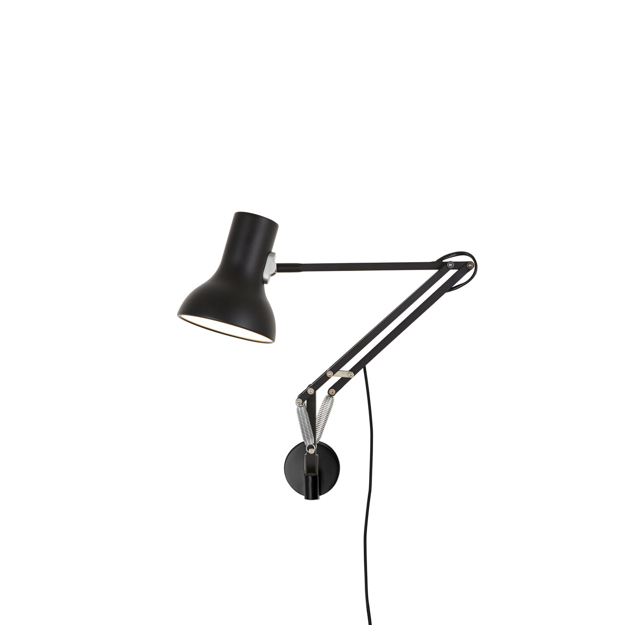 Type 75 Mini Wall Mounted Lamp: Jet Black