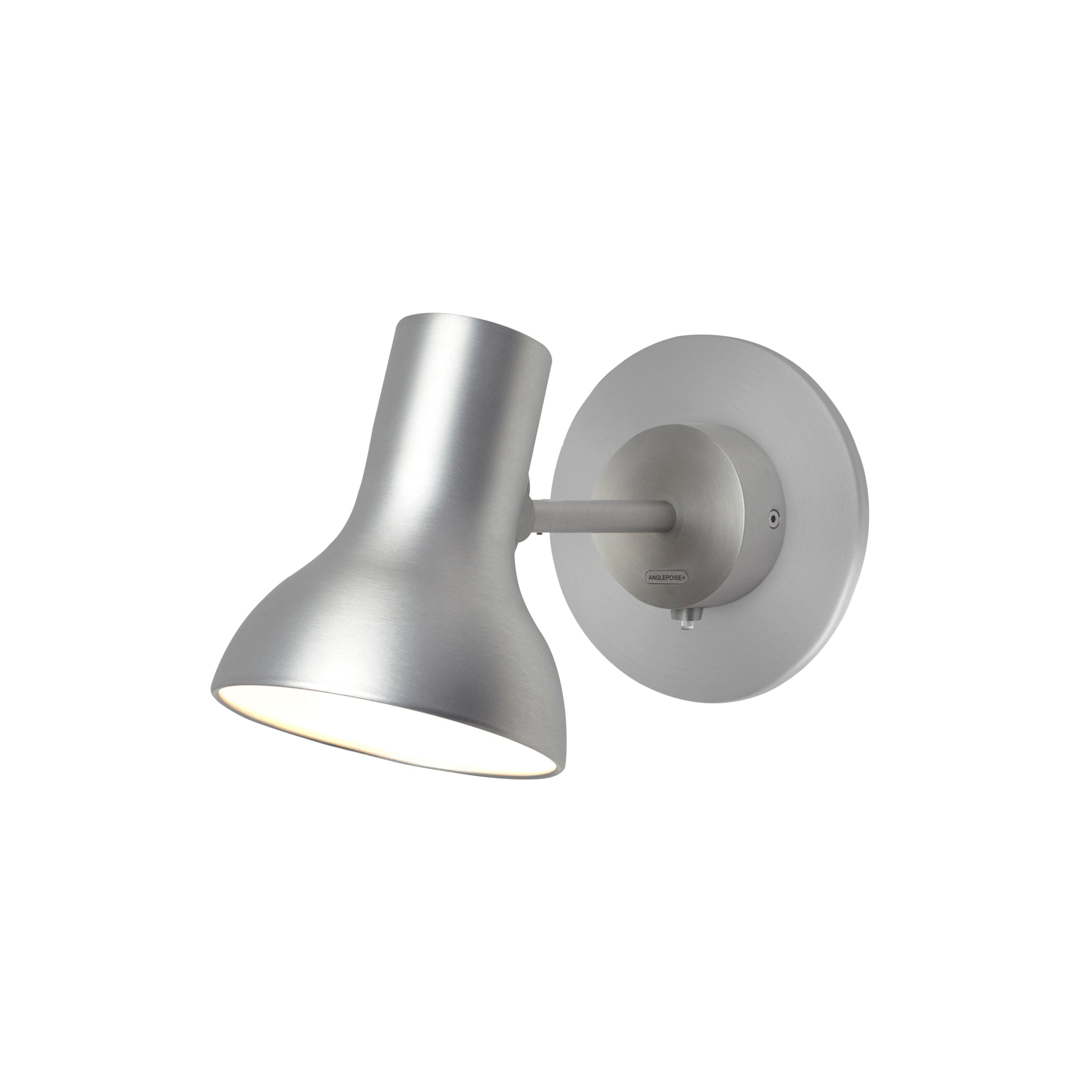 Type 75 Mini Wall Light: Metallic + Satin Anodised + Silver Luster