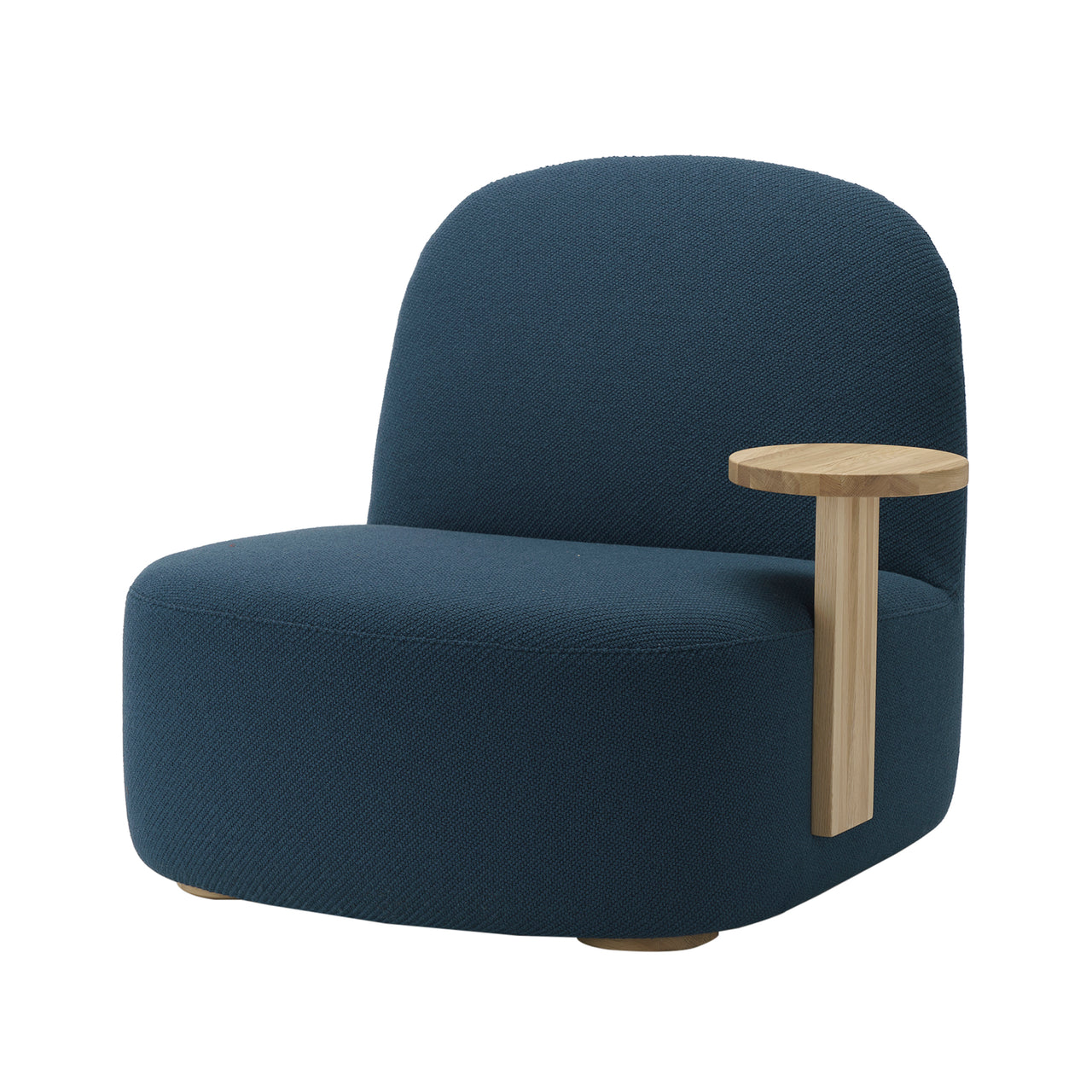 Polar Lounge Chair with Side Table: Left