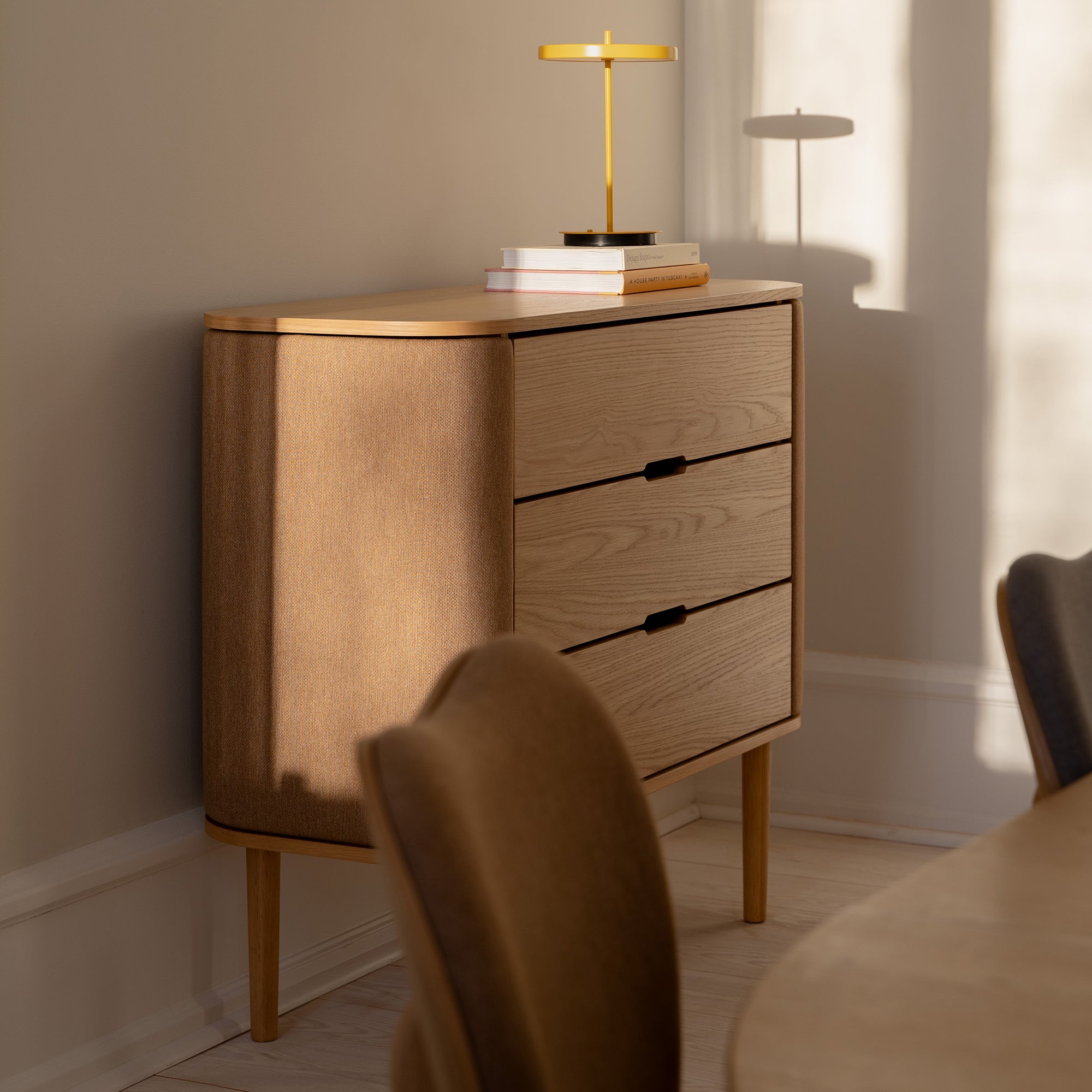 Treasures Dresser: Upholstered