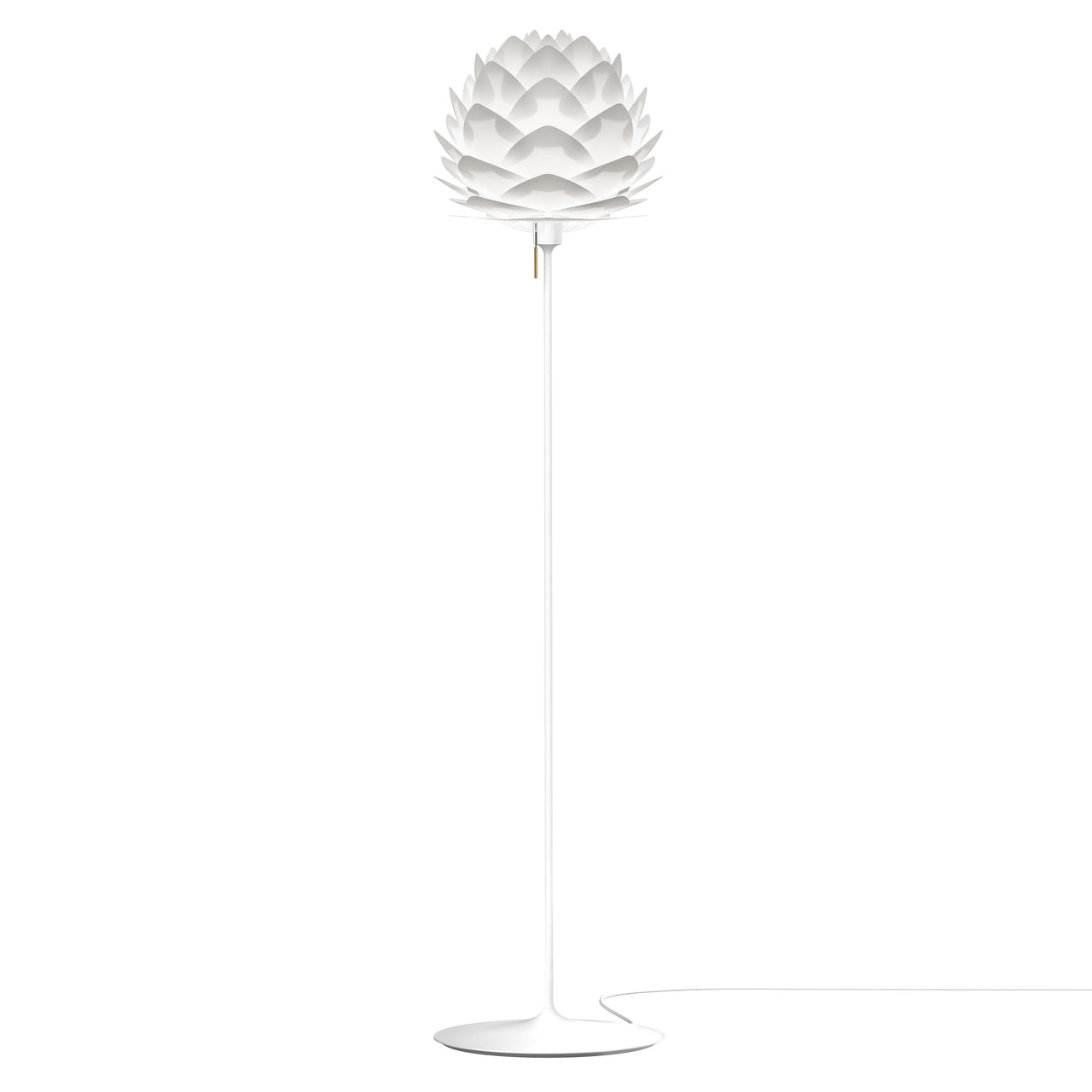 Silvia Champagne Floor Lamp: Medium - 17.7