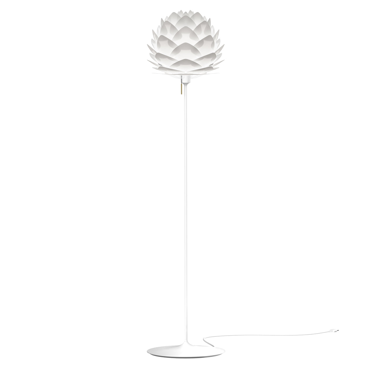 Silvia Champagne Floor Lamp: Medium - 17.7