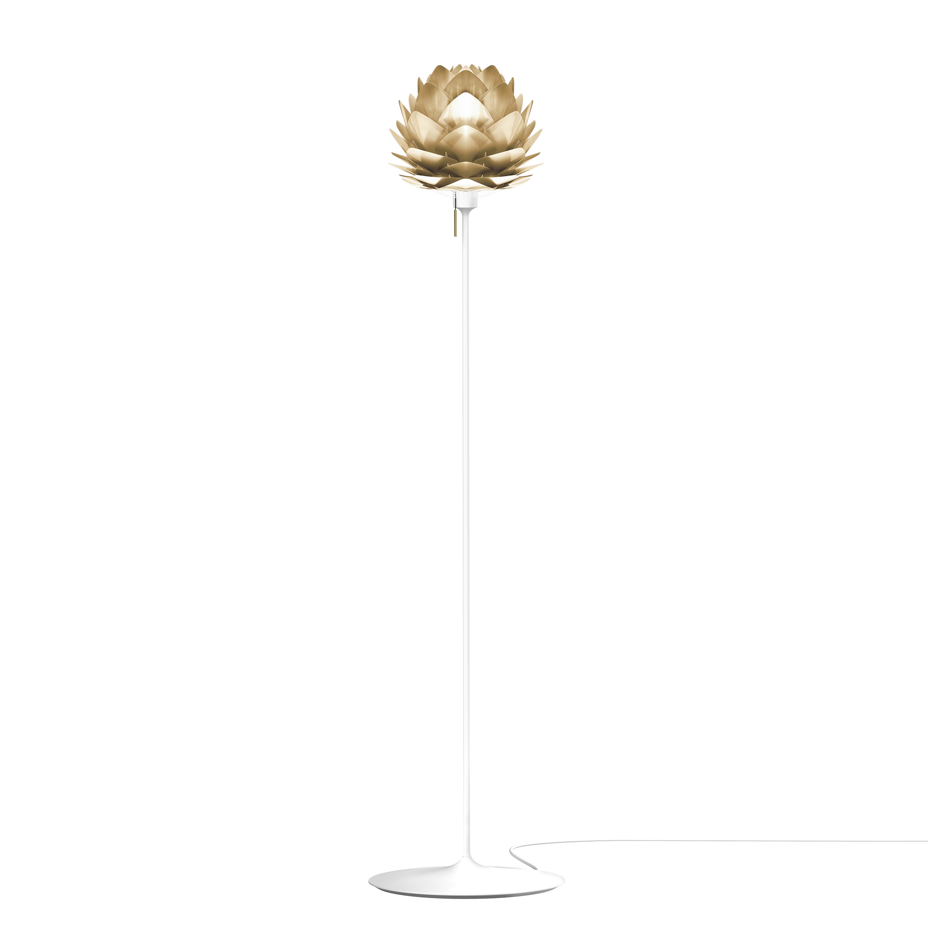 Silvia Champagne Floor Lamp: Mini - 13.4