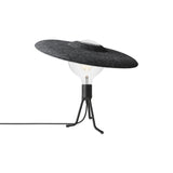 Shade Adjustable Tripod Table Lamp: Matt Black + With Bulb (3 W)