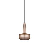 Clava Pendant: Brushed Copper + Black + Plug-in