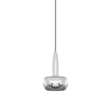 Clava Pendant: Polished Steel + Black + Plug-in