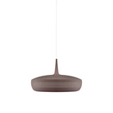 Clava Dine Pendant: Umber + White + Plug-in