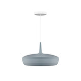 Clava Dine Pendant: Slate + White + Canopy