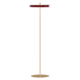 Asteria Floor Lamp: Ruby Red