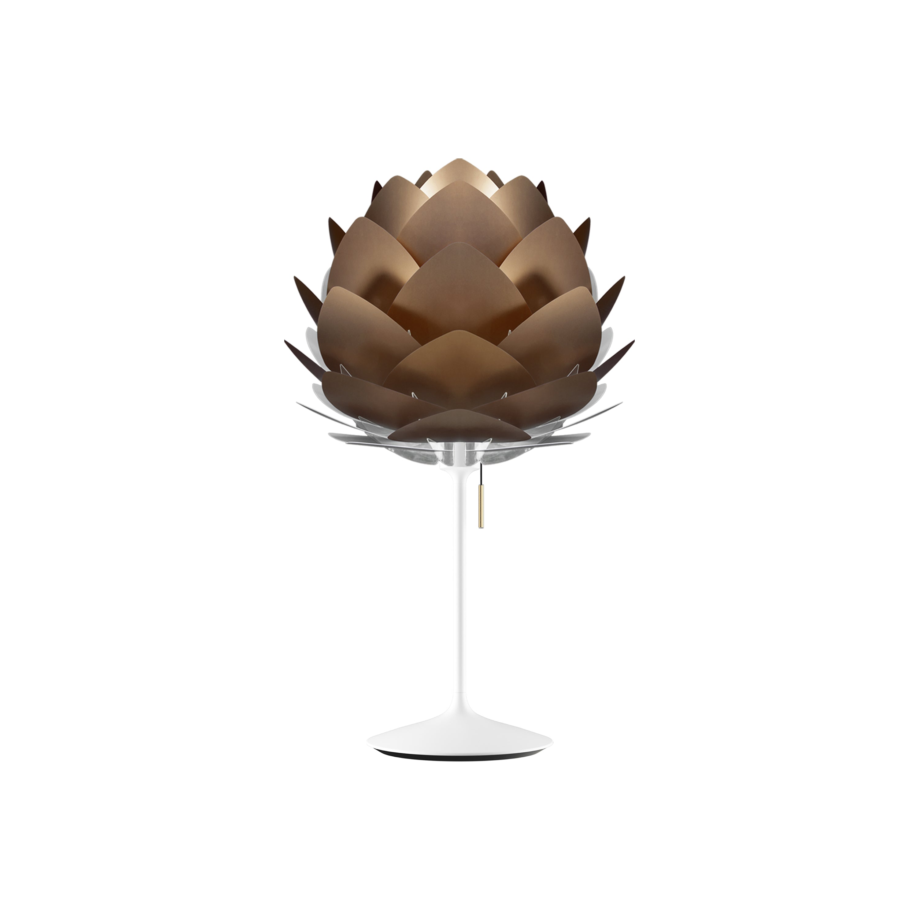 Silvia Champagne Table Lamp: Medium - 17.7