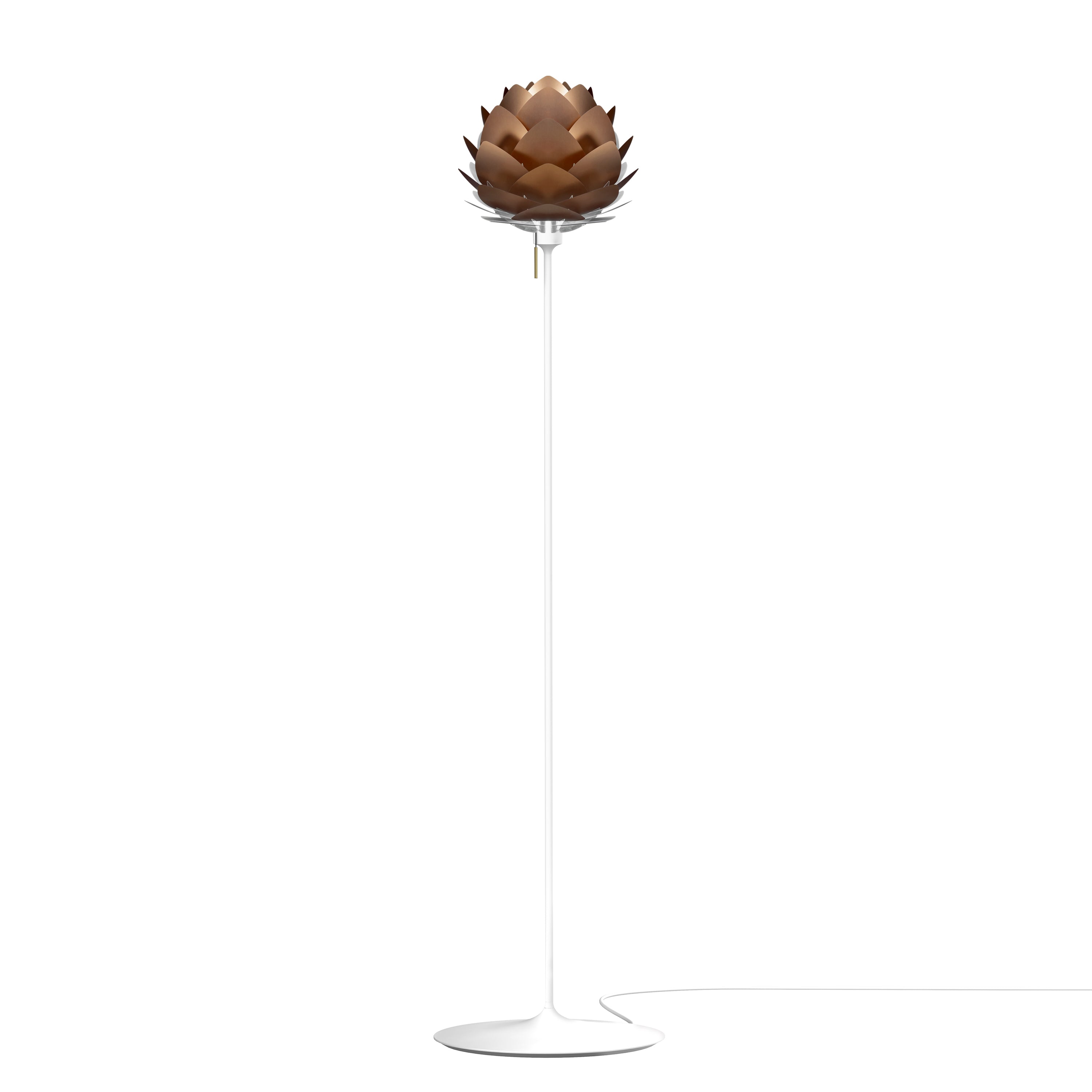 Silvia Champagne Floor Lamp: Mini - 13.4