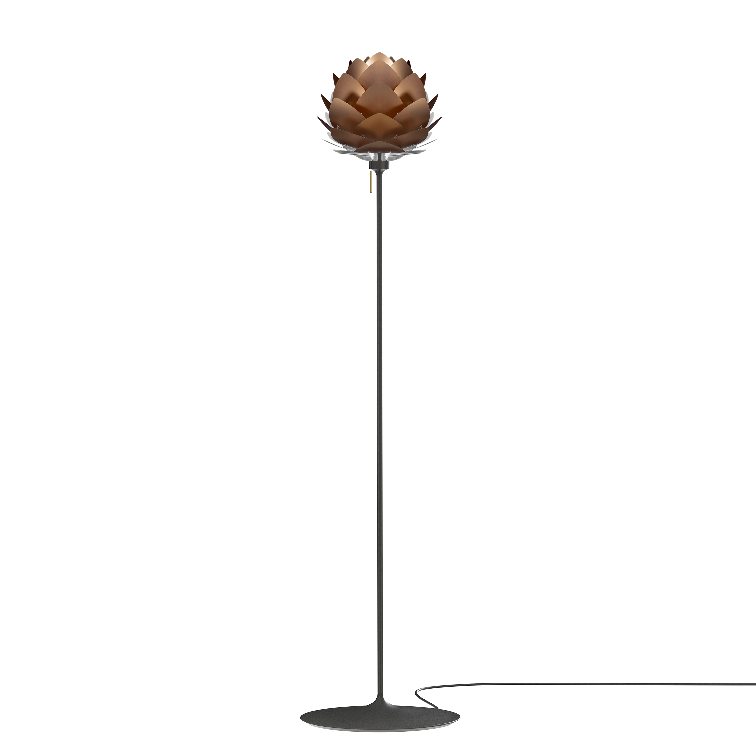 Silvia Champagne Floor Lamp: Mini - 13.4