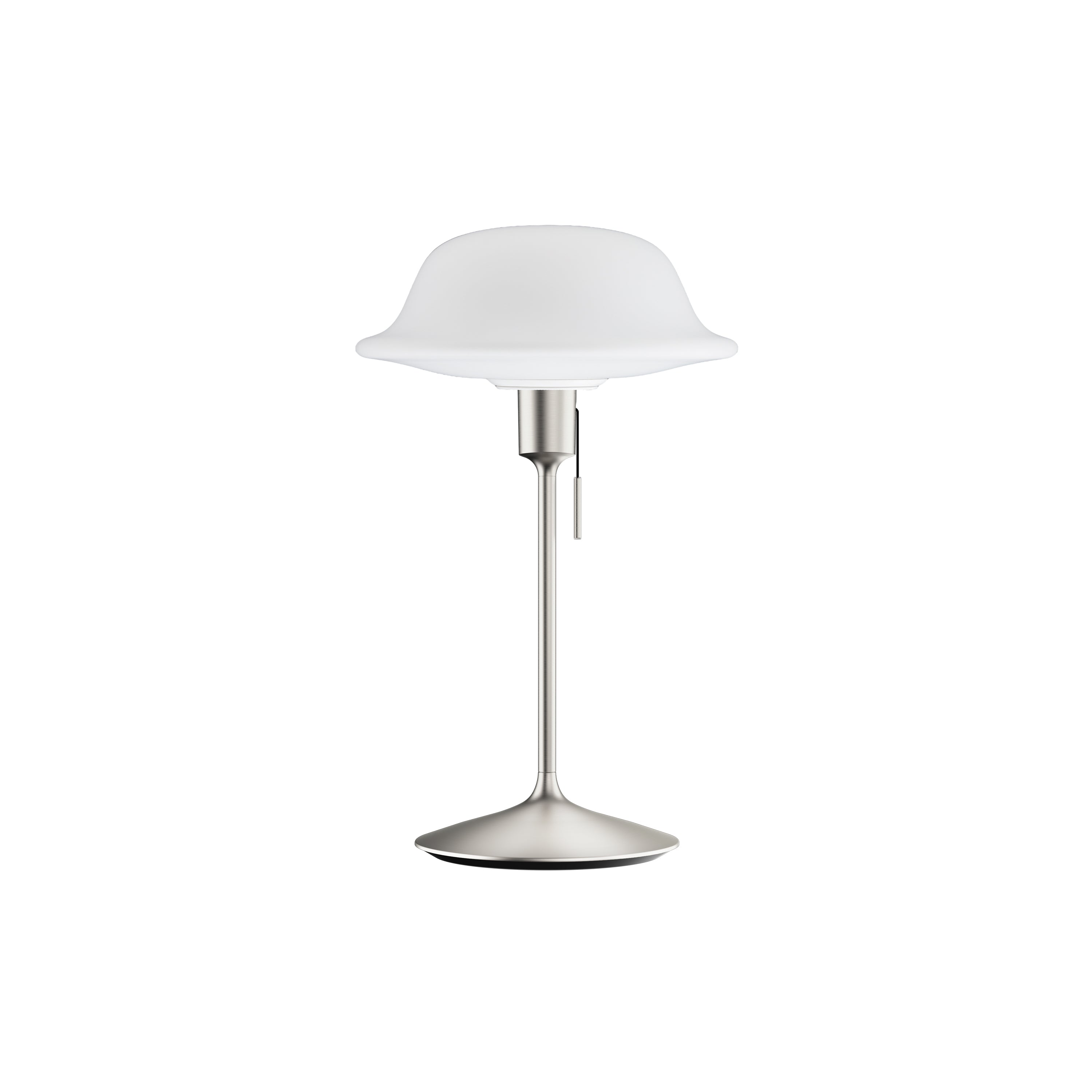 Butler Table Lamp: Brushed Steel