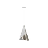 Cornet Pendant: Nuance Mist + Steel + White + Canopy