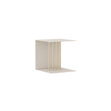 Teaser Shelf: 1 Layer + Pearl White