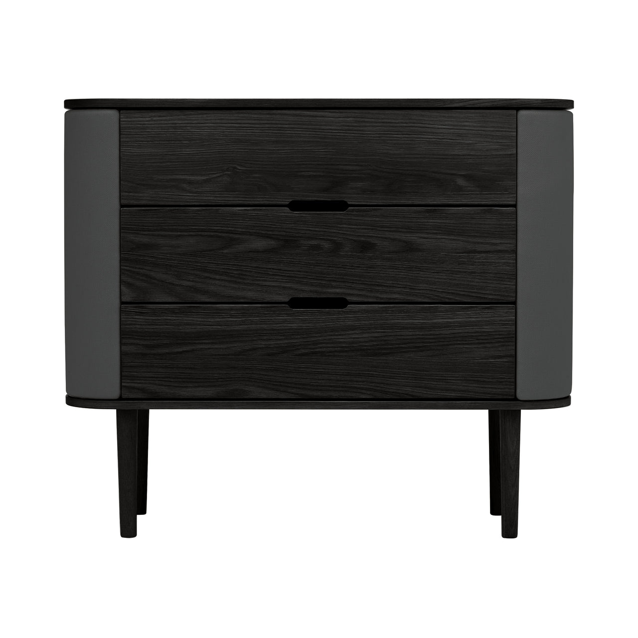 Treasures Dresser: Upholstered + Black Oak + Shadow