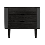 Treasures Dresser: Upholstered + Black Oak + Shadow