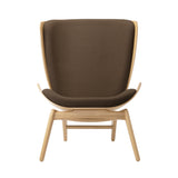 The Reader Wing chair: Oak + Mocca