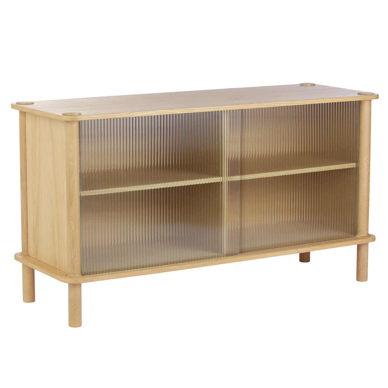 Italic Sideboard: Glass: Oak