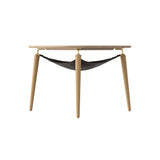 Hang Out Coffee Table: Oak + Brass