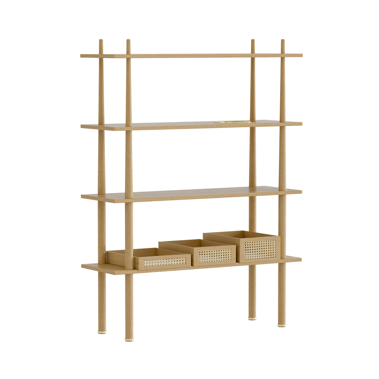 Stories Shelving: Oak + Excluded