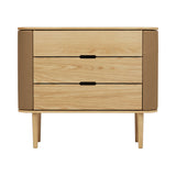 Treasures Dresser: Upholstered + Oak + Sugar Brown