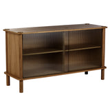 Italic Sideboard: Glass: Dark Oak