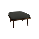 Lounge Around Shuffle Pouffe: Dark Oak +  Shadow