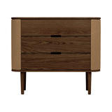 Treasures Dresser: Upholstered + Dark Oak + Sugar Brown