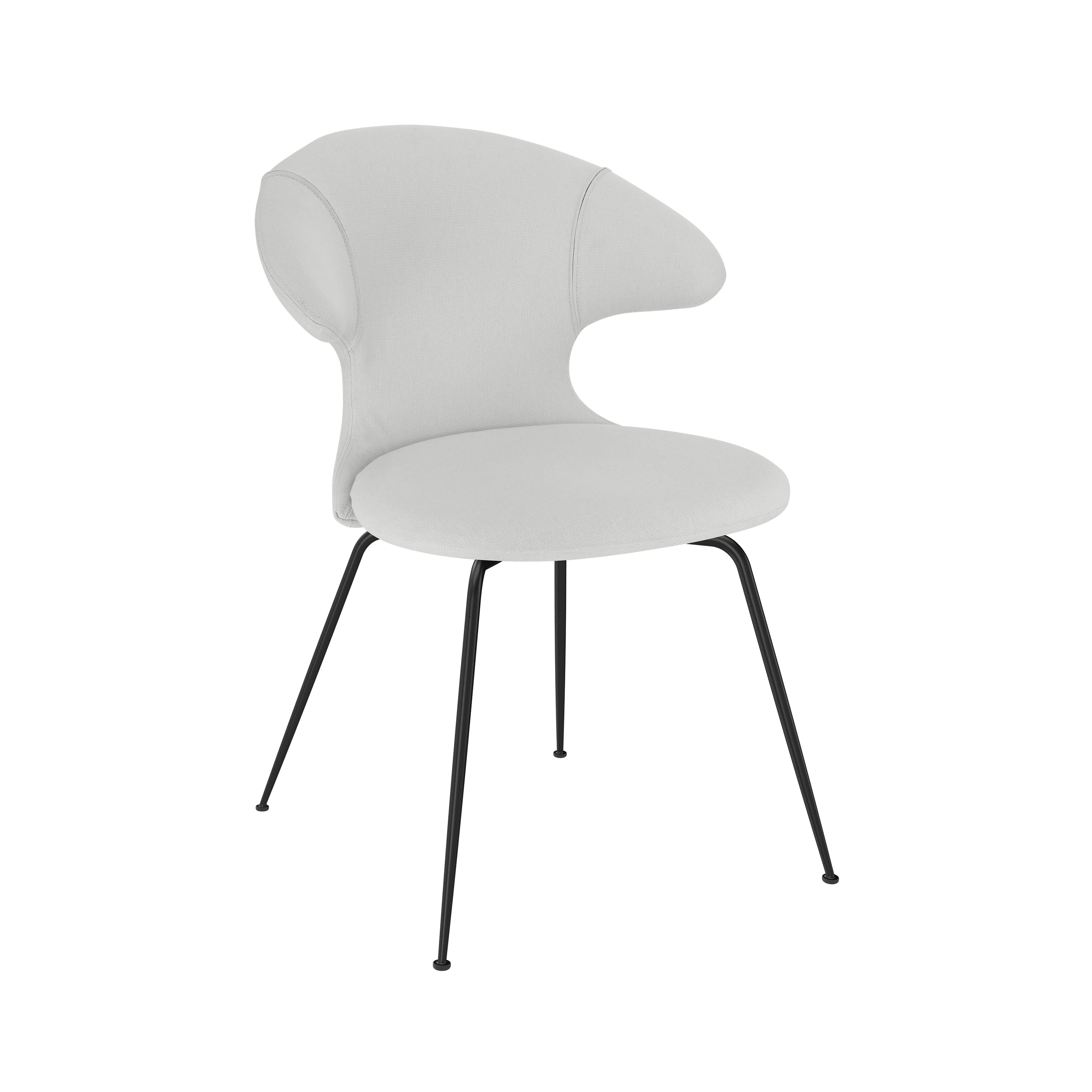 Time Flies Dining Chair: Black + Sterling