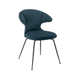 Time Flies Dining Chair: Black + Jet Air Blue