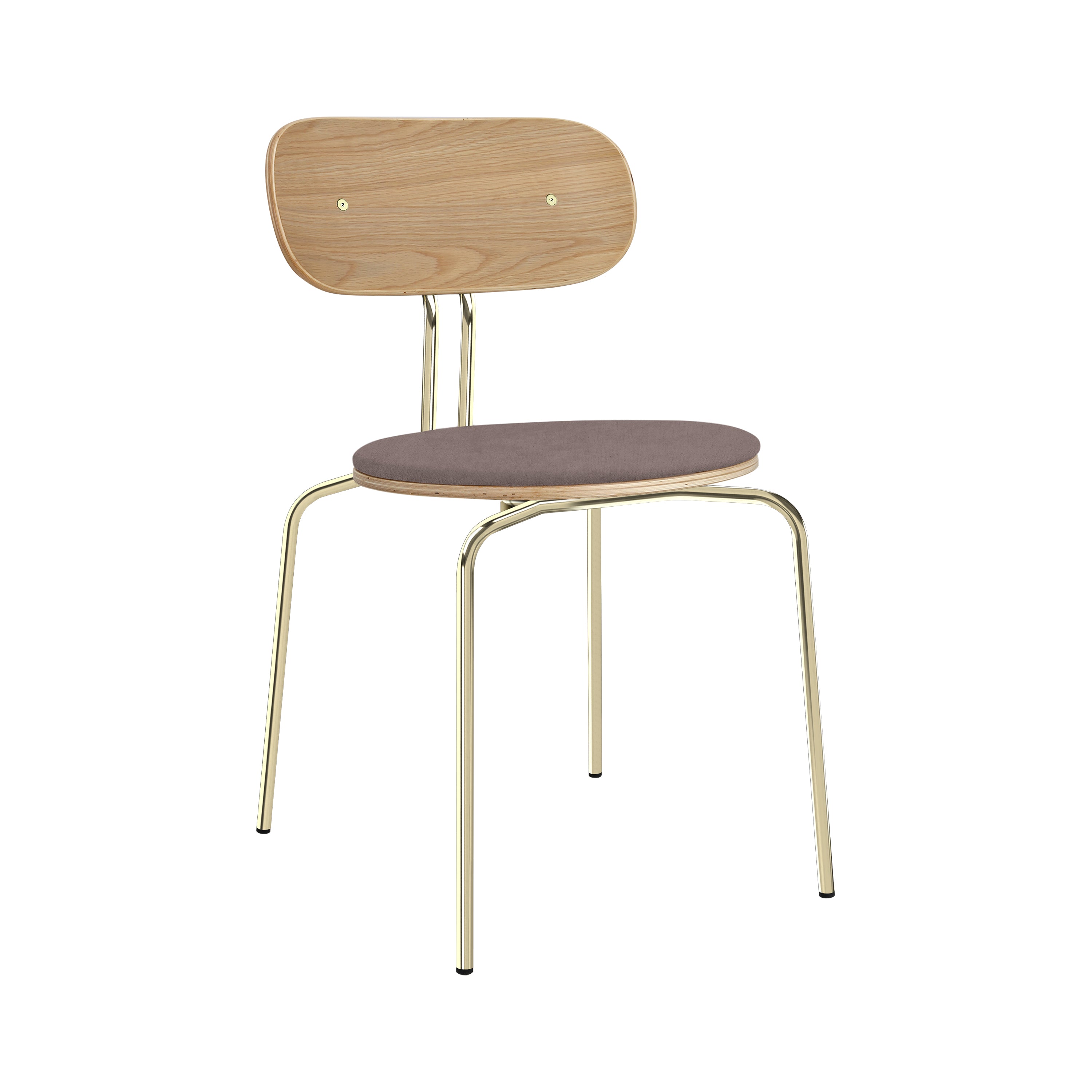 Curious Chair: Brass + 
With Monrose Cushion