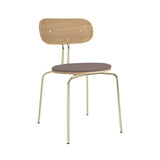 Curious Chair: Brass + With Monrose Cushion