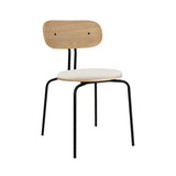 Curious Chair: Black + With Teddy White Cushion