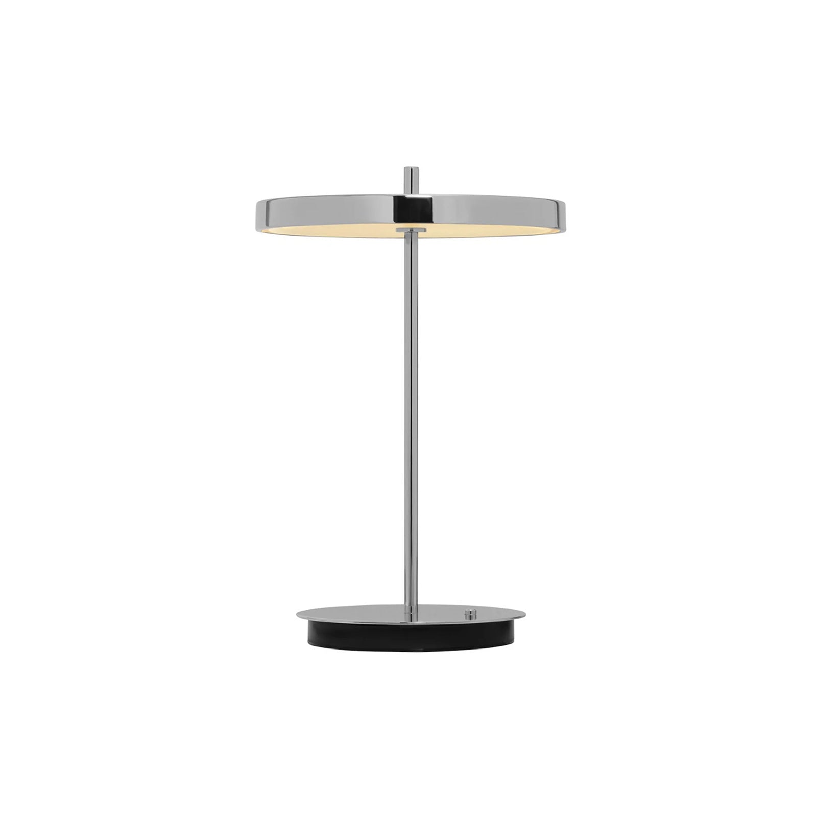 Asteria Move Portable Lamp: Monochrome: Polished Steel