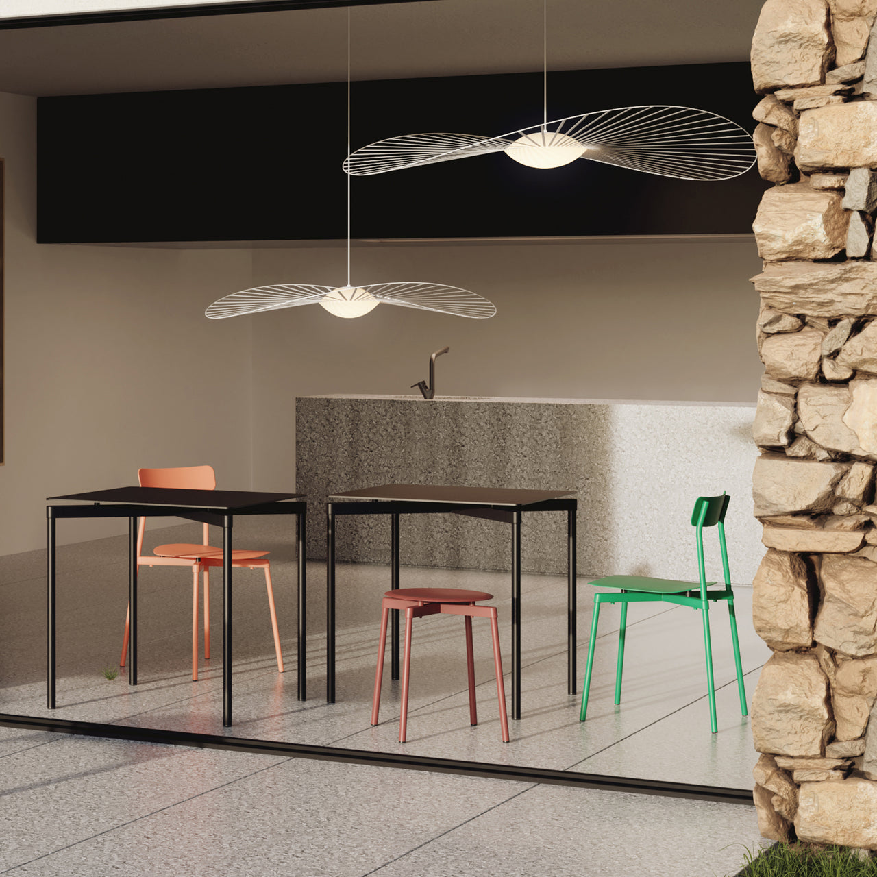 Fromme Stacking Stool: Set of 2