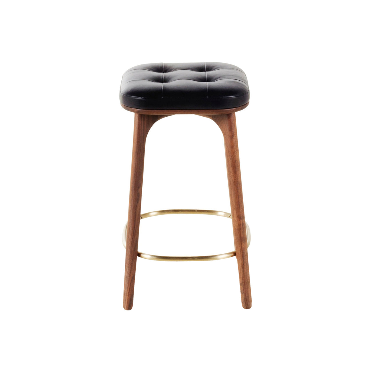 Utility Counter Stool: H610 + Natural Walnut